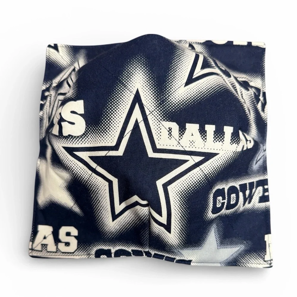 Hand Crafted Bowl Cozy Bowl Holder Microwavable  Cotton NFL Dallas Cowboys